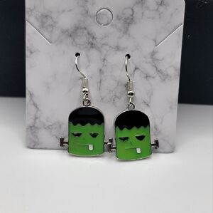 New Frankenstein Monster Earrings